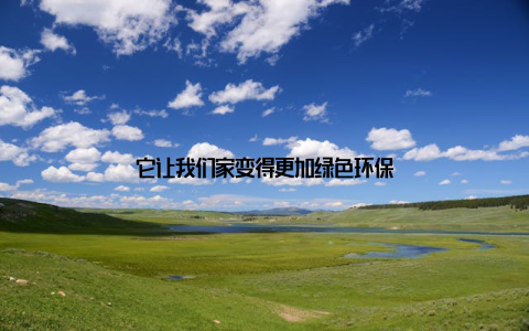 它让我们家变得更加绿色环保