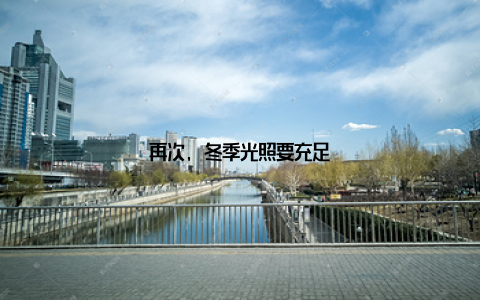 再次, 冬季光照要充足