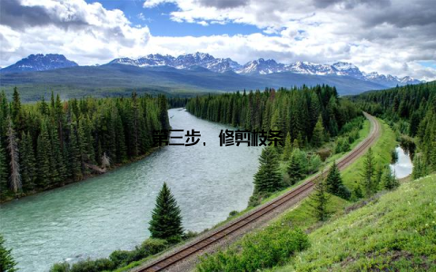 第三步, 修剪枝条