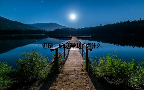 但是, 总觉得少了点什么