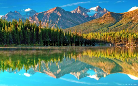 我要说的是土壤的选择